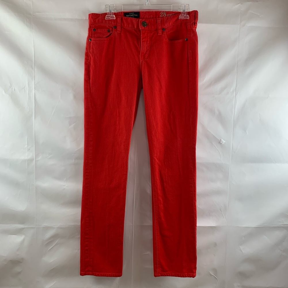 J crew Red Matchstick Skinny Jeans